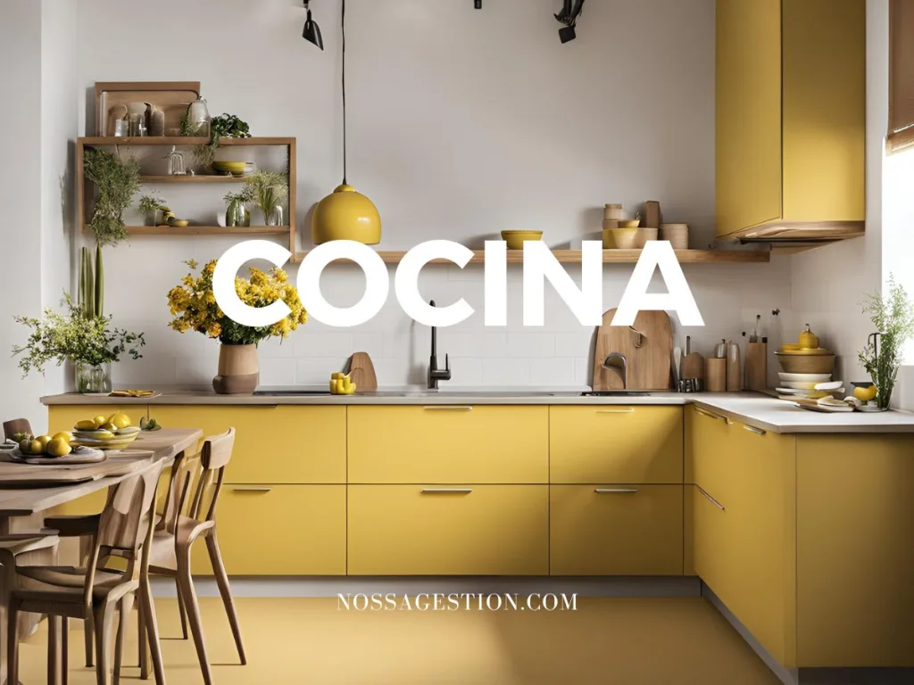 Transforma tu hogar con el color amarillo tendencia decoracion Nossa Gestión Inmobiliaria Cocinas